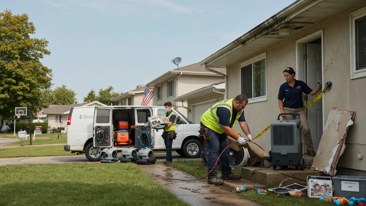 Water Damage Restoration in Mitchells, VA near me
